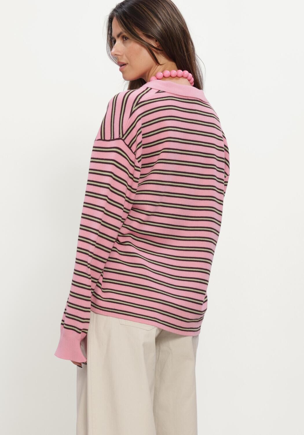 BOII STUDIOS Pull ADANNE POLO KNIT en multicolore - large