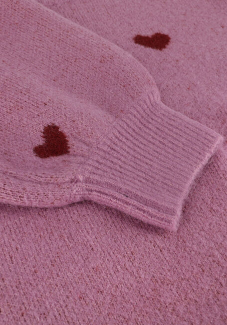 Paarse YDENCE Trui KNITTED SWEATER LUV Paarse YDENCE Trui KNITTED SWEATER LUV - large