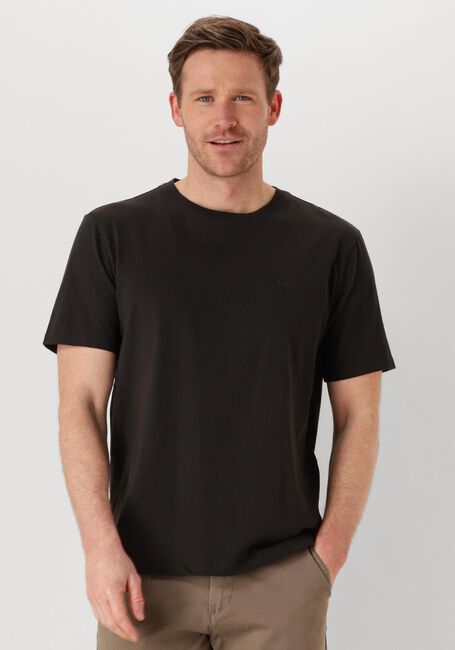 SCOTCH & SODA T-shirt LOGO T-SHIRT en noir - large