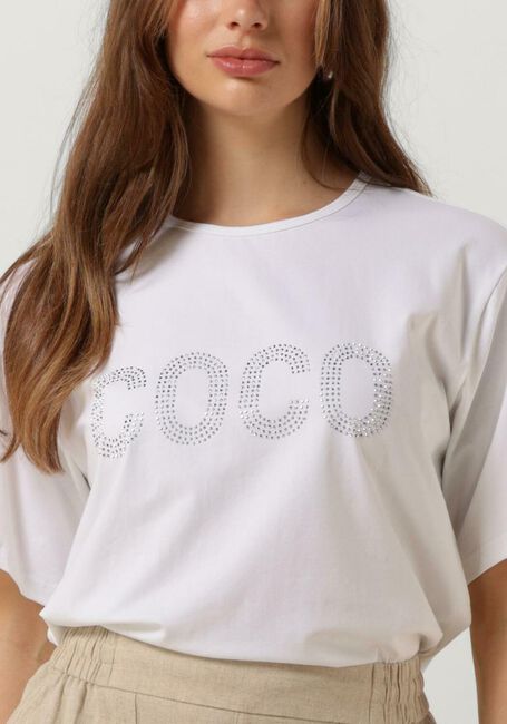 CO'COUTURE T-shirt COCO STONE TEE en blanc - large