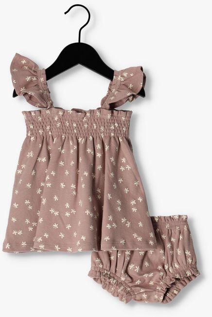 QUINCY MAE  SMOCKED JERSEY DRESS Lilas - large