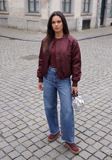 MOS MOSH Jack MMCALICO SATEEN JACKET Bordeaux - large