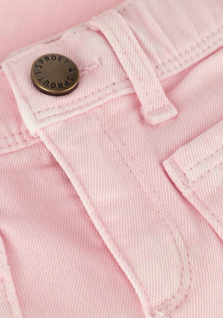 Sproet & Sprout Pantalon évasé FLARE DENIM PANTS DAISIES PRINT en rose - large