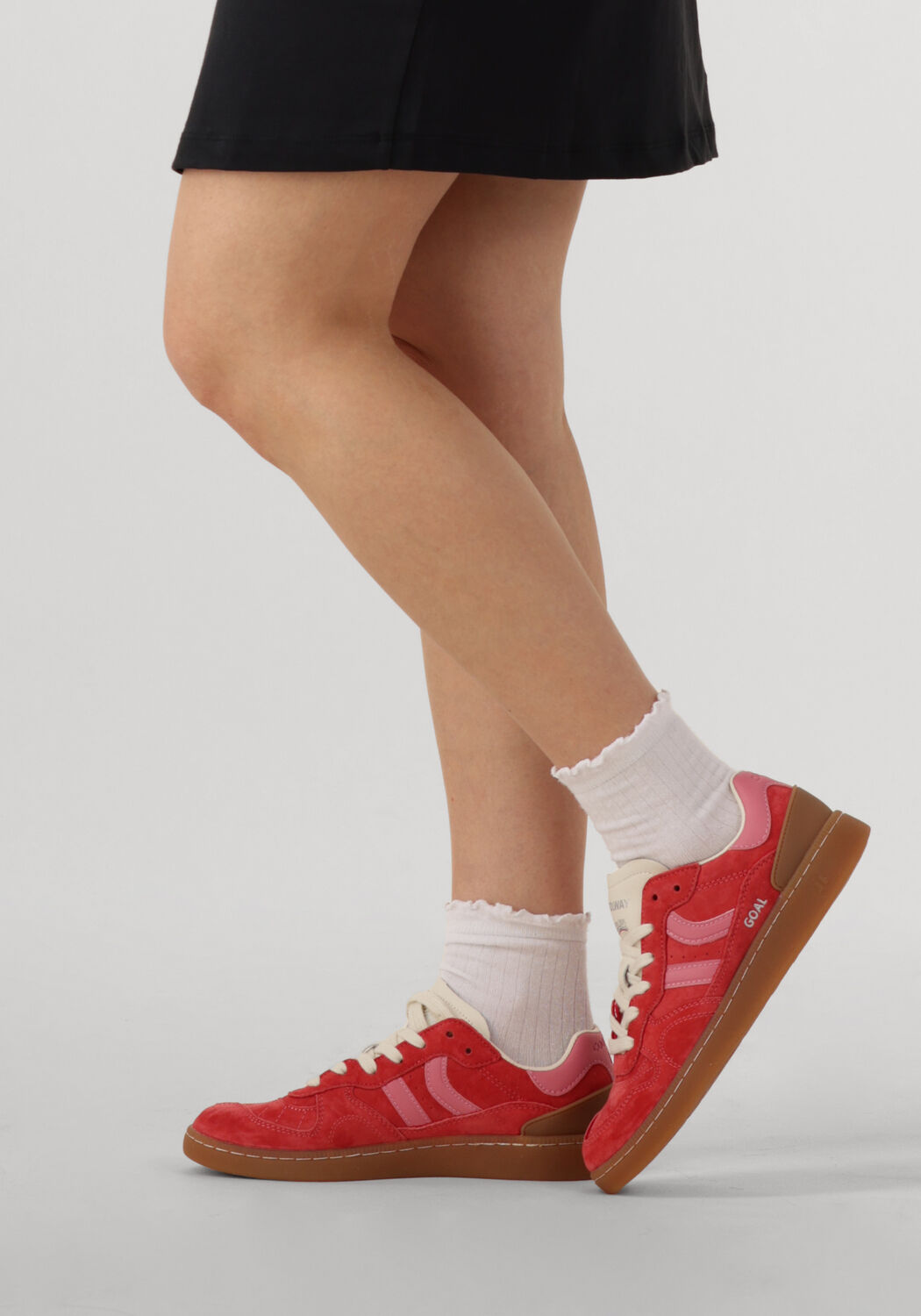 COOLWAY Baskets basses GOAL en rose - large