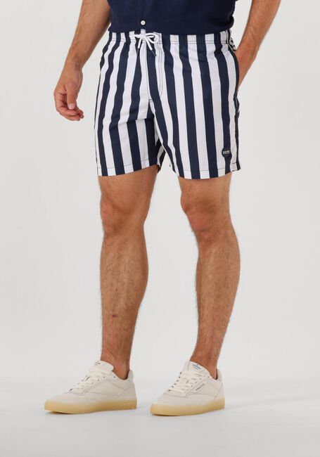 Blauwe SHIWI Zwembroeken MEN SWIMSHORT BROAD STRIPE - large