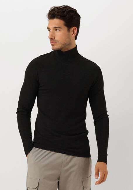 PURE PATH Col roulé ESSENTIAL KNIT TURTLENECK SWEATER en noir - large
