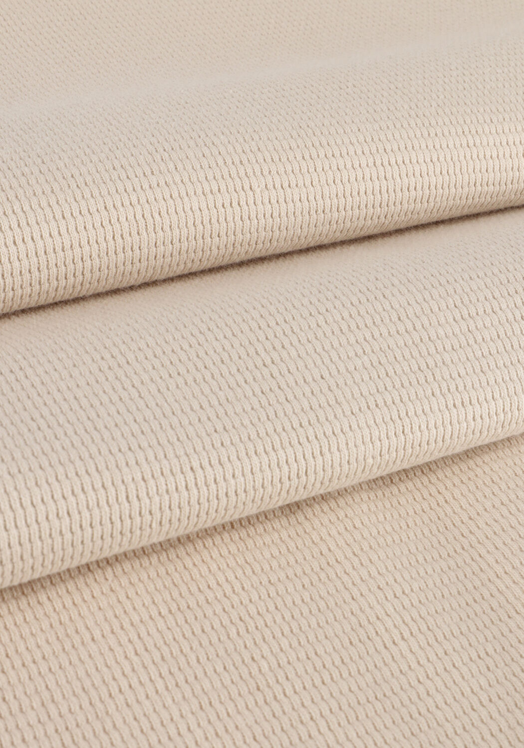 CALVIN KLEIN Chandail MONOLOGO BADGE WAFFLE LS TEE en beige - large