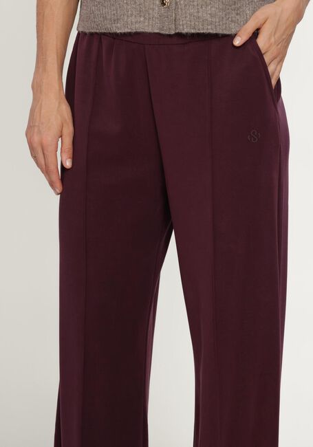 SUMMUM Pantalon large WIDE LEG PANT SOFT SCUBA Bordeaux - large