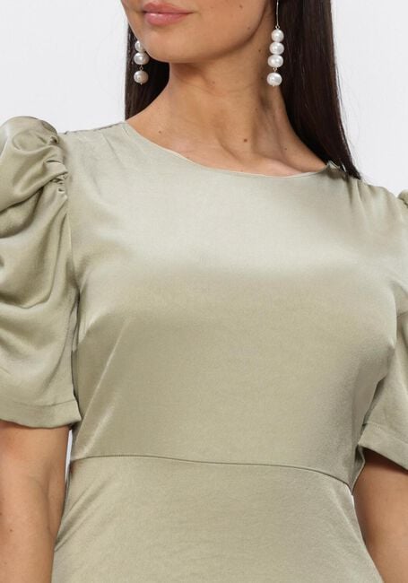 Groene NOTRE-V Maxi jurk NV-HENTE - large