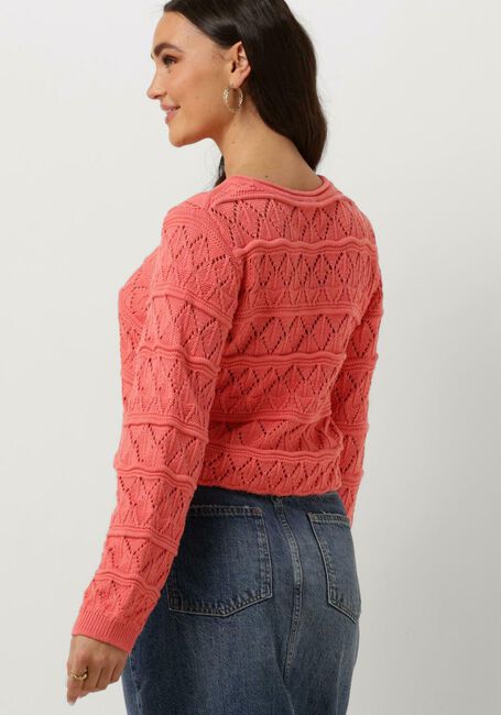 OBJECT Pull OBJLIVA L/S O-NECK KNIT PULLOVER en orange - large