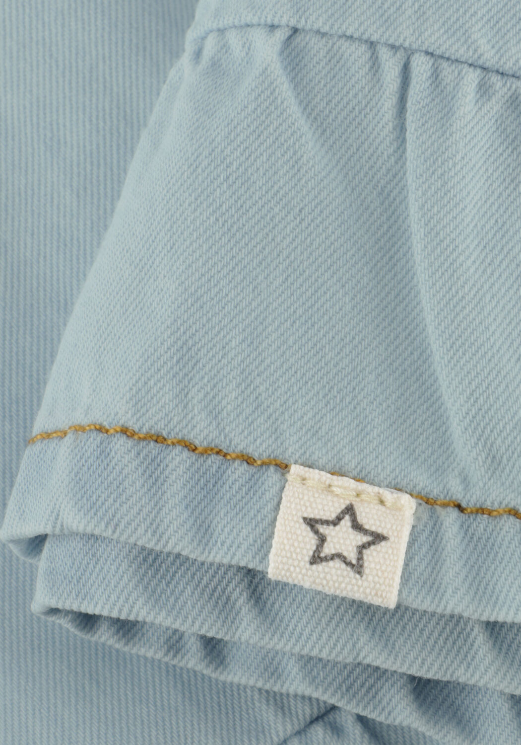 YOUR WISHES Haut CHAMBRAY RUFFLE SINGLET Bleu clair - large