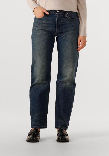 Blauwe LEVI'S Straight leg jeans 501 90'S EDUCATE IN ARTS SELVEDGE - large