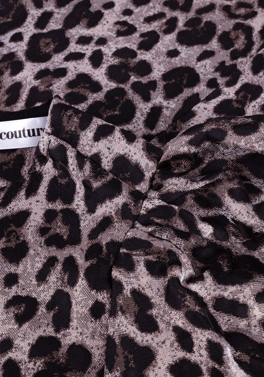 Bruine CO'COUTURE Mini jurk YOYO ANIMAL DRESS - large