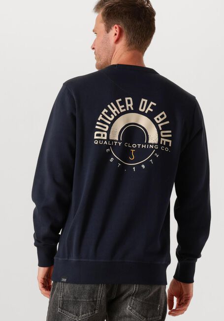 BUTCHER OF BLUE Chandail ARMY CIRCLE CREW Bleu foncé - large
