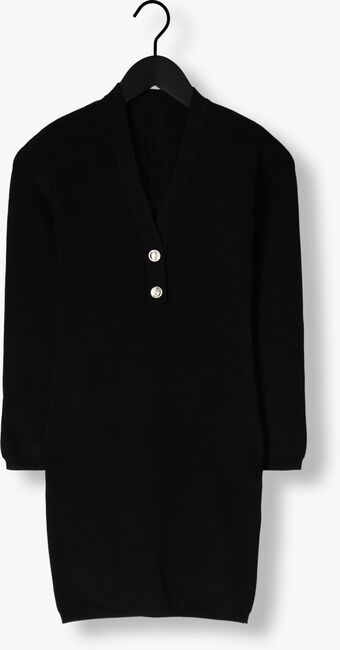 Zwarte LIU JO Mini jurk ECS ABITO MAGLIA COSTA FIT - large