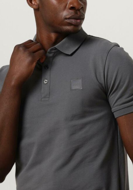 BOSS ORANGE Polo PASSENGER Gris fonc&eacute; - large