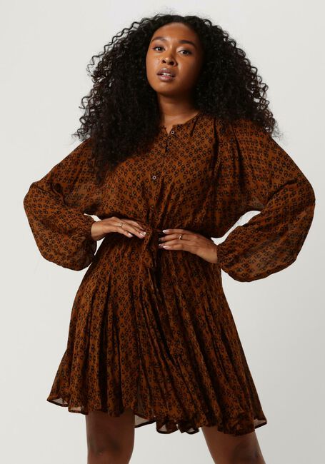 CIRCLE OF TRUST Mini robe JUNA DRESS en or - large