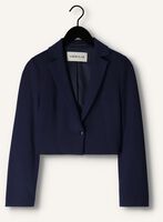 Donkerblauwe VANILIA Blazer SHORT BOXY BLAZER Donkerblauwe VANILIA Blazer SHORT BOXY BLAZER - medium