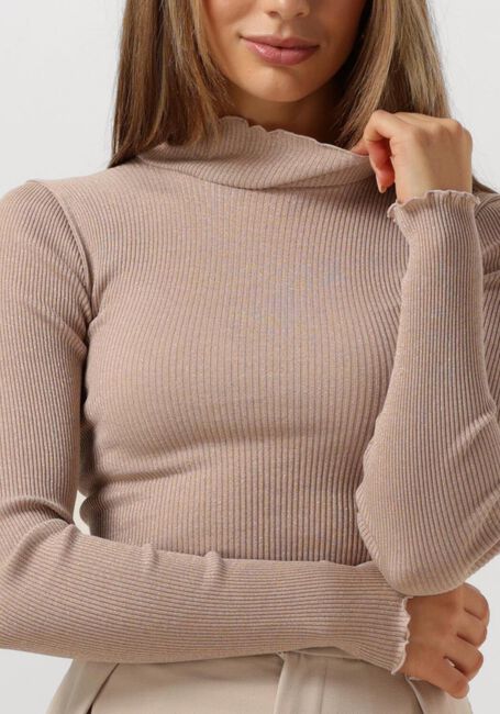 ROSEMUNDE BOSTON TURTLENECK W/ LUREX Hauts & T-shirts en beige - large