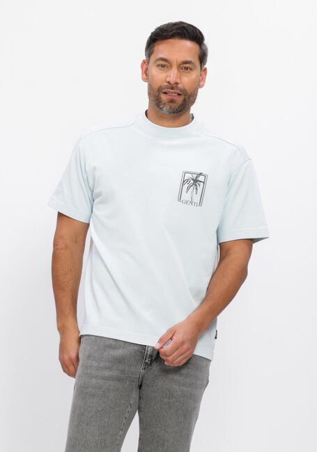 GENTI T-shirt T-SHIRT SS 1226 Bleu clair - large