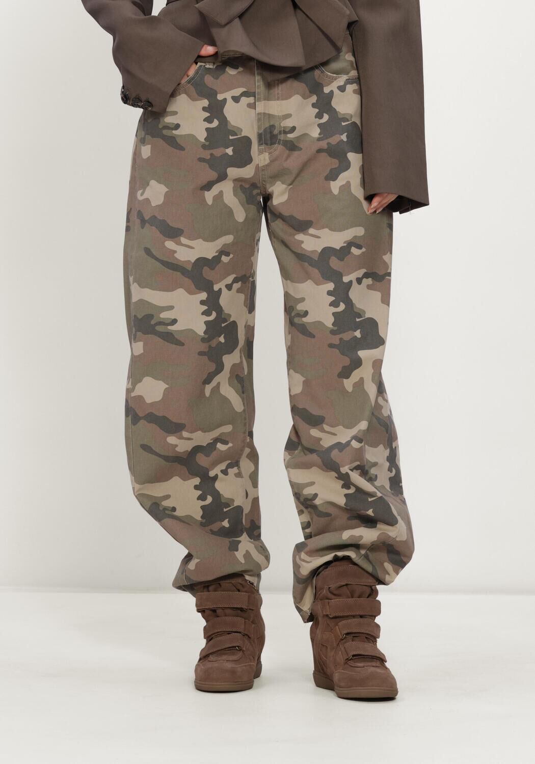 CATWALK JUNKIE Straight leg jeans CAMO SUPER BARREL FIT JEANS en multicolore - large