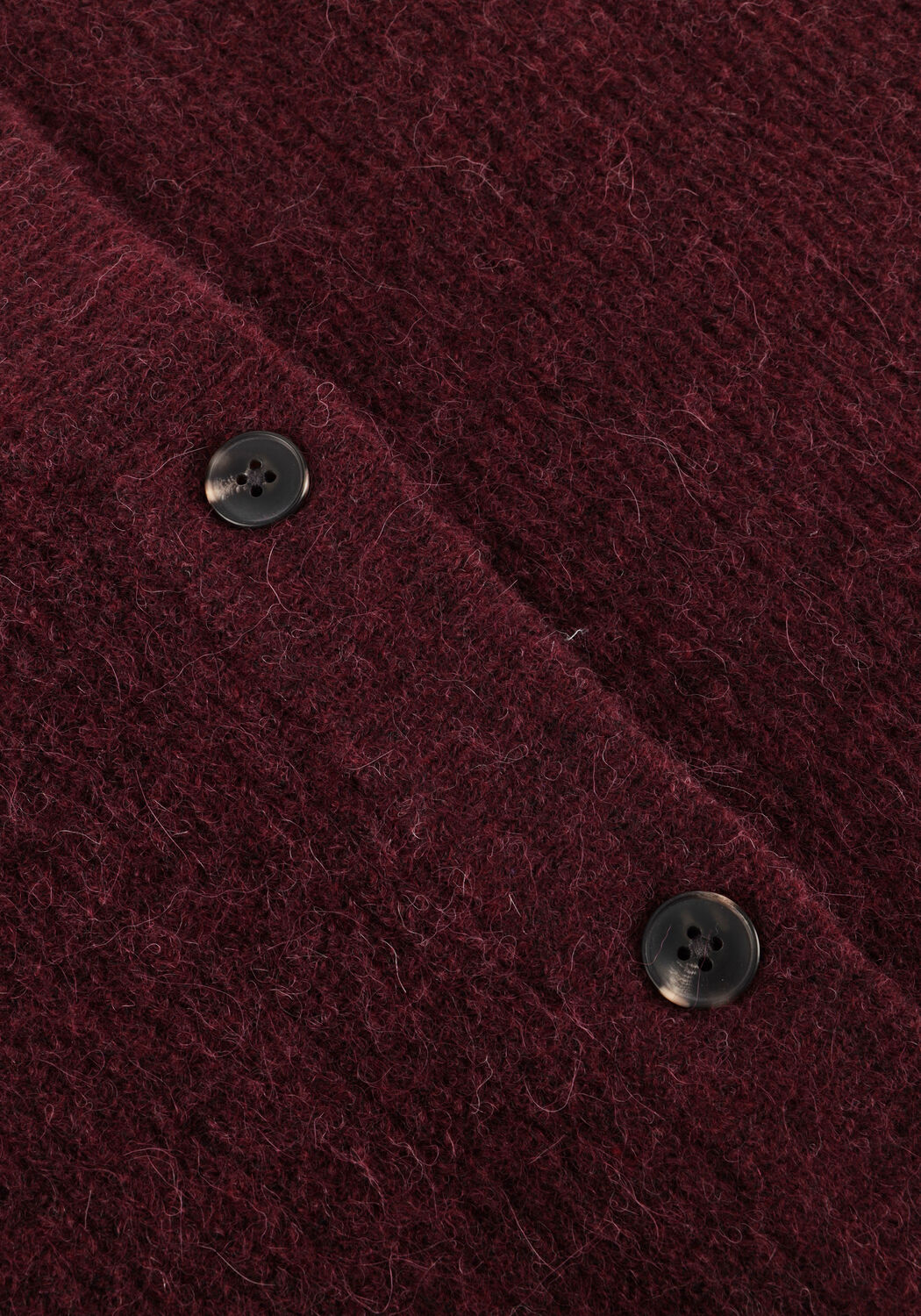 Bordeaux SELECTED WOMEN Vest SLFLULU LS KNIT SHORT CARDIGAN - large