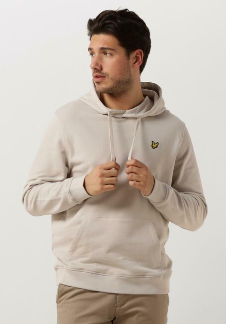 LYLE & SCOTT PULLOVER HOODIE Pulls & Gilets en beige - large