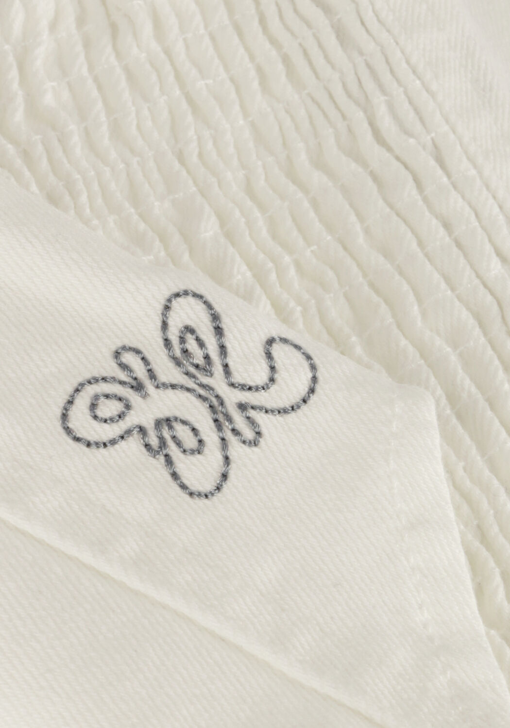 FRANKIE & LIBERTY Haut DENIM BUSTIER en blanc - large