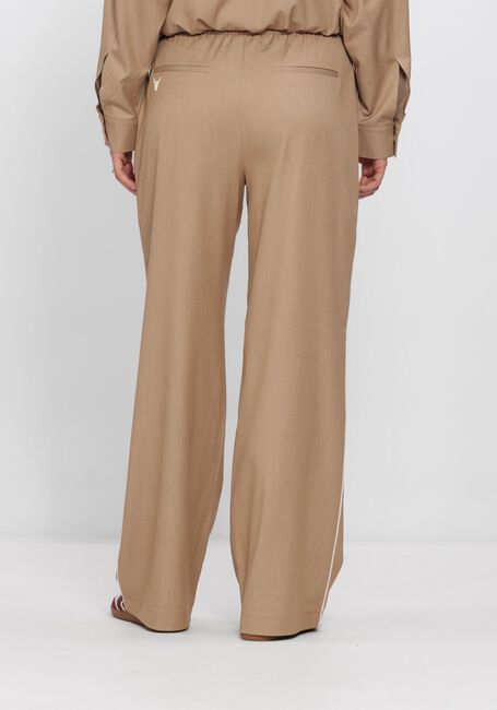 Camel ALIX THE LABEL Broeken/jumpsuits LADIES WOVEN 2 TONE PANTS - large