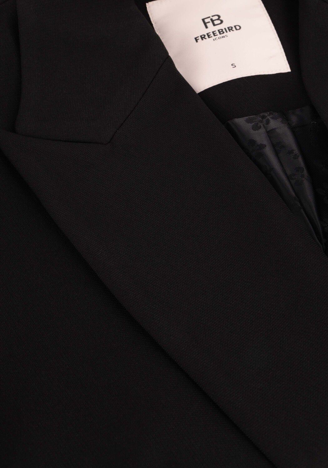 Zwarte FREEBIRD Blazer LAVINA PUFF - large