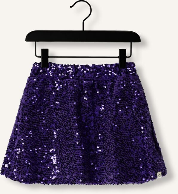 Paarse YOUR WISHES Minirok SEQUIN MESH WIDE SKIRT Paarse YOUR WISHES Minirok SEQUIN MESH WIDE SKIRT - large