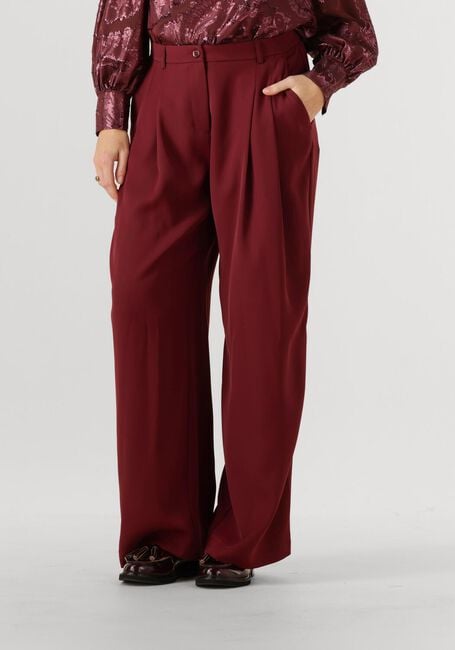 Bordeaux SUMMUM Wijde broek TROUSERS WIDE FLUID - large