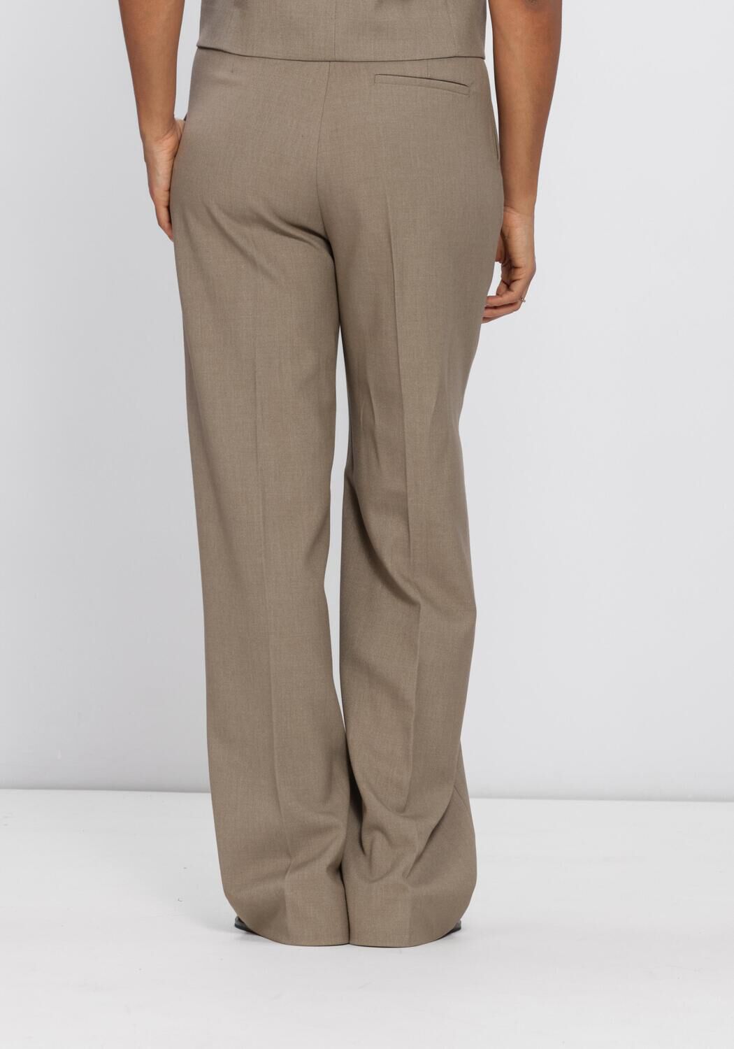 COPENHAGEN MUSE Pantalon large CMTAILOR-PANTS en taupe - large