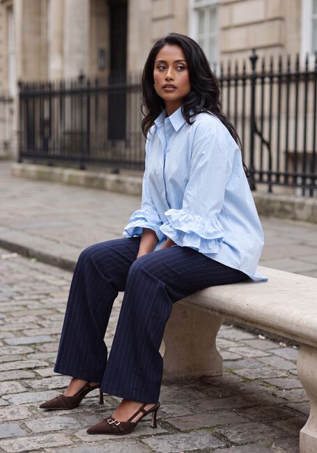 CO'COUTURE HALENCC FLARE SHIRT Blouses Bleu clair - large