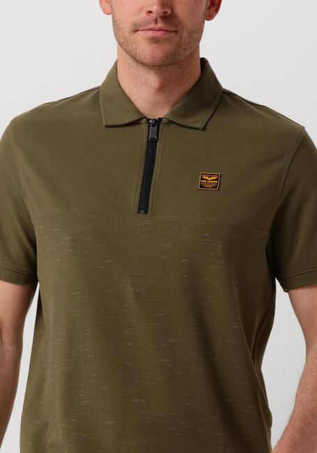 PME LEGEND Polo SHORT SLEEVE POLO CARGO INJECTED BLOCK en vert - large