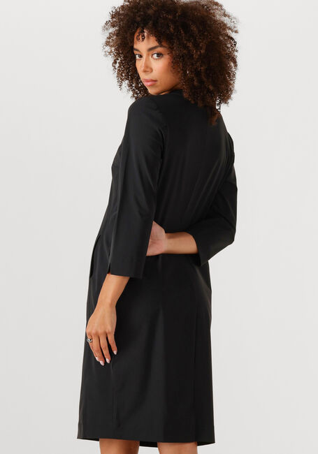 Zwarte STUDIO ANNELOES Midi jurk SIMPLICITY DRESS - large