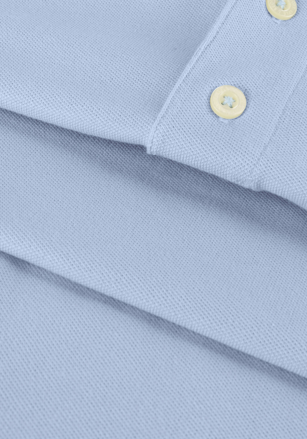 Lichtblauwe LYLE & SCOTT Polo TIPPED POLO SHIRT - large