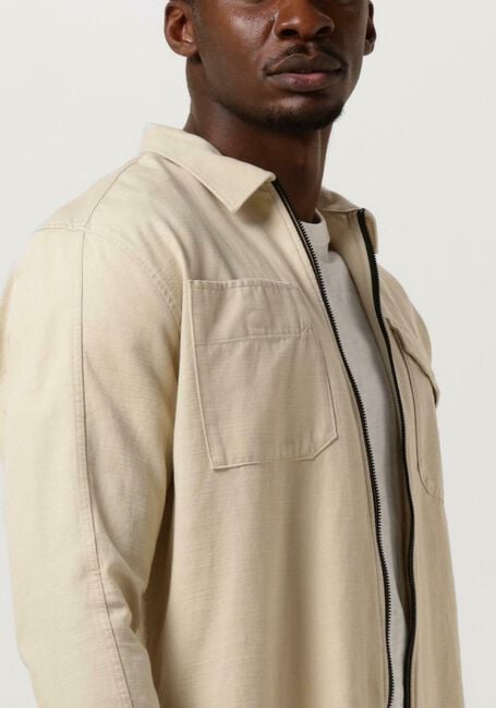 PME LEGEND Surchemise LONG SLEEVE SHIRT TENCEL BLEND en beige - large