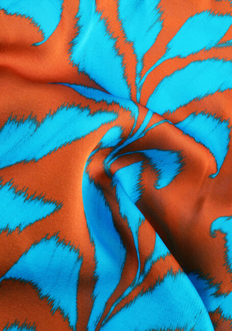 VANILIA Robe maxi TROPIC LEAF SLIP DRESS en orange - large