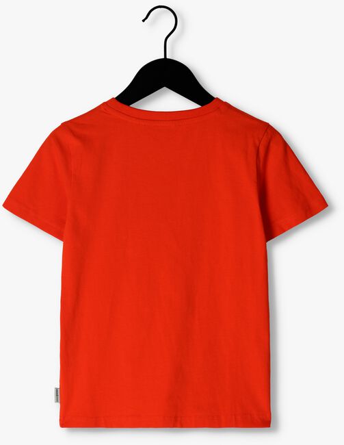 MOODSTREET T-shirt T-SHIRT WITH CHEST PRINT en orange - large