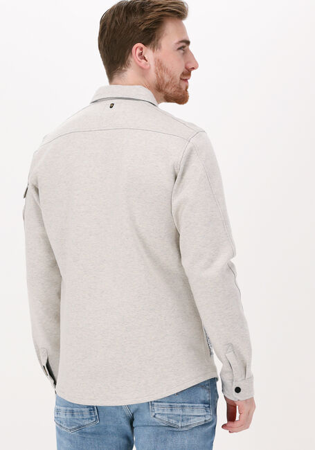 PME LEGEND Surchemise LONG SLEEVE SHIRT SPACER SWEAT OVERSHIRT Blanc - large
