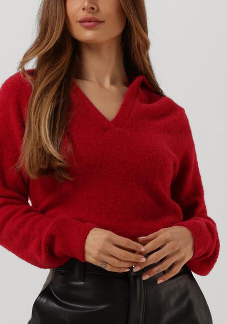 Rode VANILIA Trui PROSECCO V DOLLAR KNIT - large