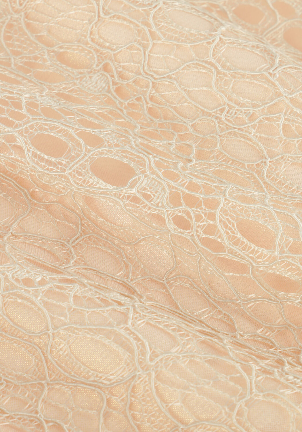 NONO TIMMY GIRLS LACE BLOUSE LIGHT GOLD Blouses en or rose - large