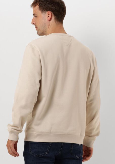 TOMMY JEANS Pull TJM REG S FLAG CREW en beige - large