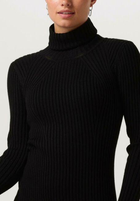 JANICE Mini robe JURK GEBREID KOL TRAVIS en noir - large