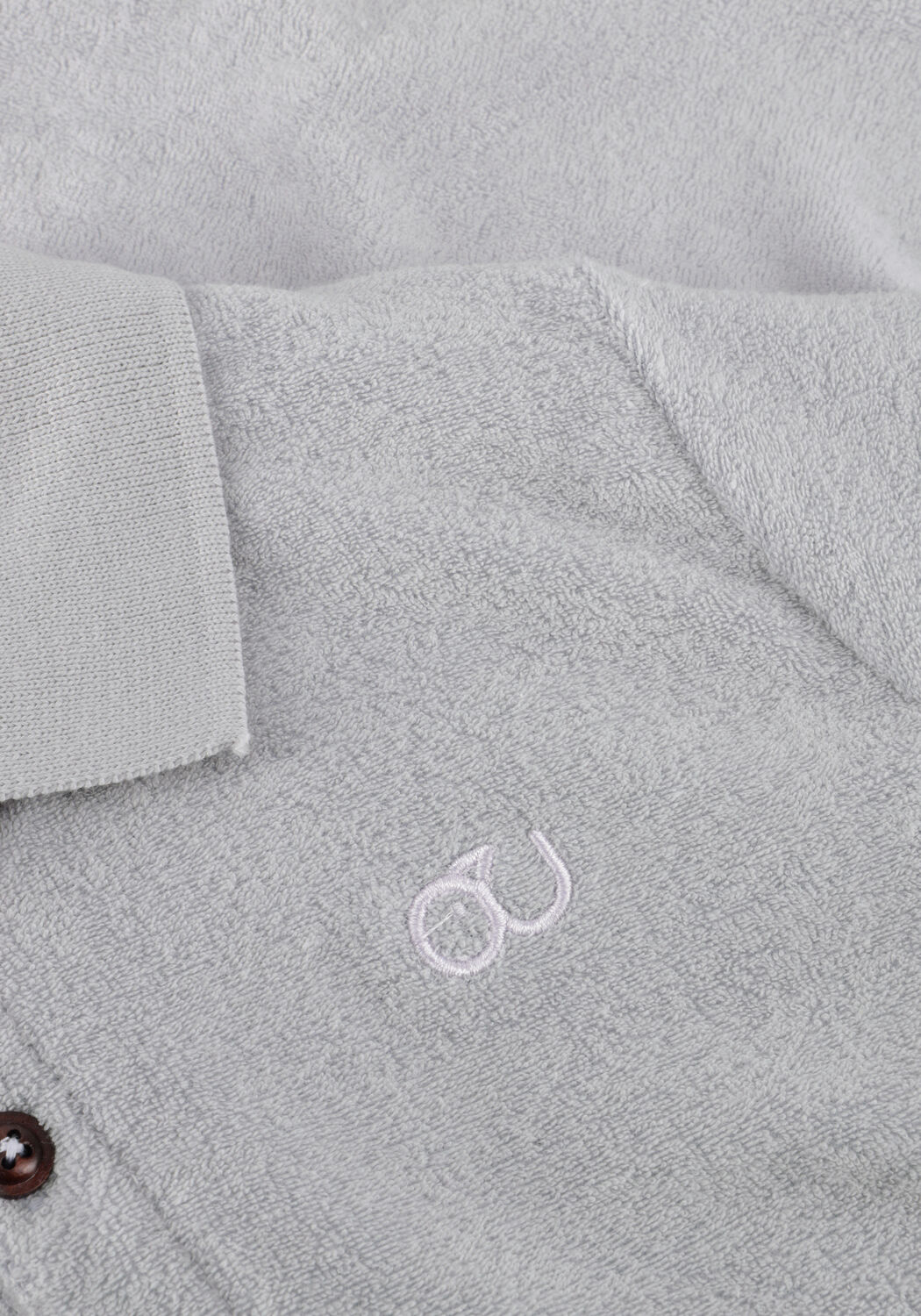 MR. LOUTRE Polo NILS Gris clair - large