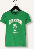 Groene TOMMY HILFIGER T-shirt HILFIGER PALM PRINT TEE SS Groene TOMMY HILFIGER T-shirt HILFIGER PALM PRINT TEE SS - medium