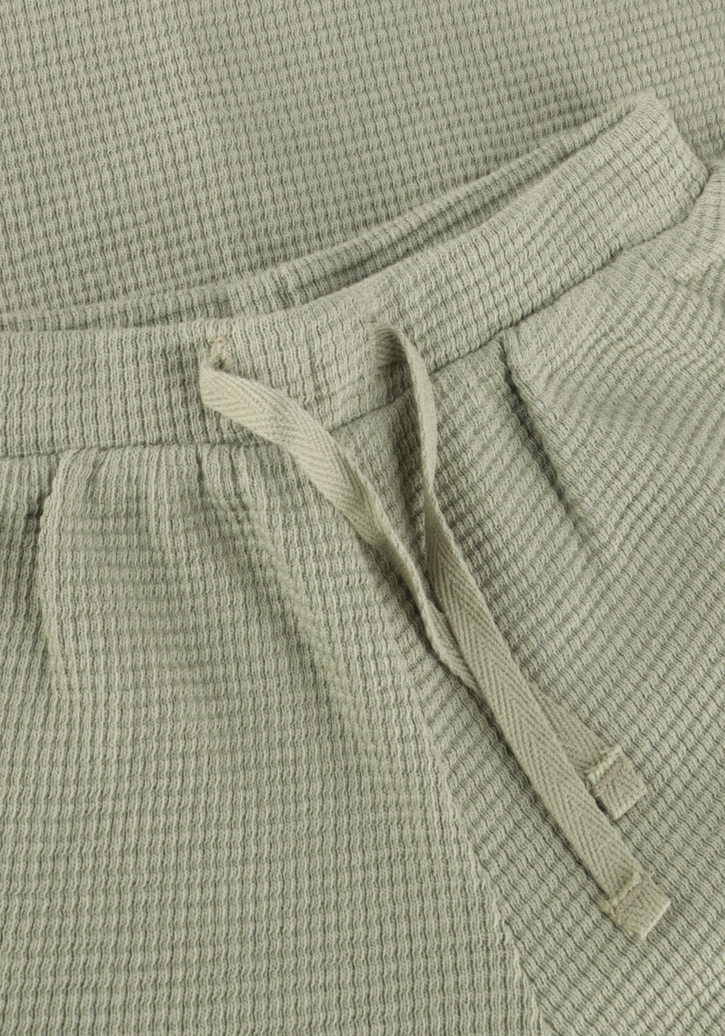 Olijf QUINCY MAE  WAFFLE TEE + SHORT SET SAGE - large