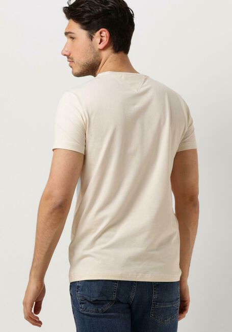 TOMMY HILFIGER T-shirt STRETCH SLIM FIT TEE en beige - large