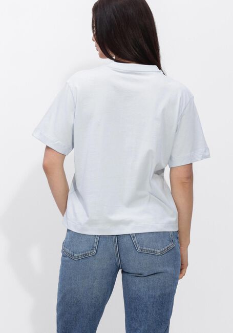 CALVIN KLEIN T-shirt SS BOXY GRAPHIC T-SHIRT Bleu clair - large